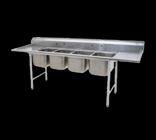 Eagle Group 414-24-4-24 Sink, (4) Four Compartment