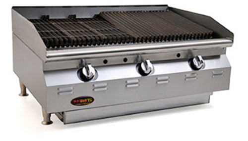 Eagle Group CLCHRBL-48-NG-X Charbroiler, Gas, Countertop