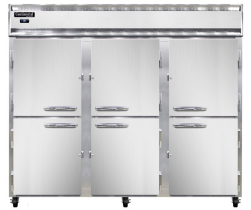 Continental 3RENSAPTHD-SD-GD Refrigerator, Pass-Thru