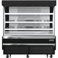 Everest Refrigeration EOMV-72-B-28-S Merchandiser, Open Refrigerated Display