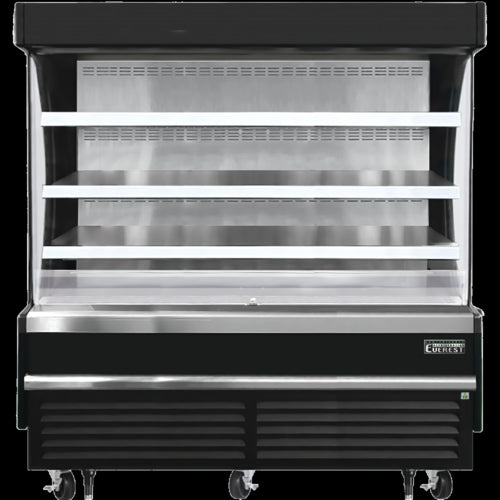 Everest Refrigeration EOMV-72-B-28-S Merchandiser, Open Refrigerated Display