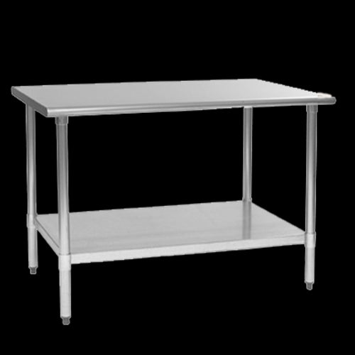 Eagle Group T3072EB Work Table,  63" - 72", Stainless Steel Top