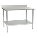 Eagle Group T2472B-BS-1X Work Table,  63" - 72", Stainless Steel Top