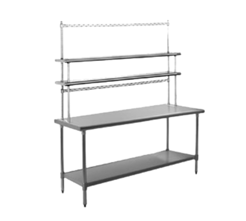 Eagle Group T3072B-FM-PL-X Work Table,  63" - 72", Stainless Steel Top