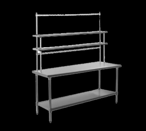 Eagle Group T3072SB-FM-PL-X Work Table,  63" - 72", Stainless Steel Top