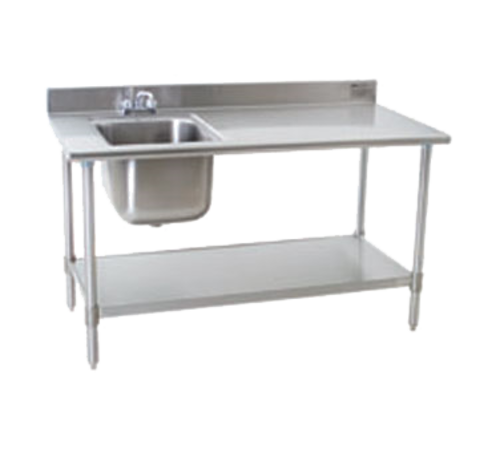 Eagle Group T3048SEB-BS-E23L-X Work Table, with Prep Sink(s)