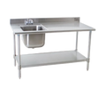Eagle Group T3096SEB-BS-E23L-X Work Table, with Prep Sink(s)