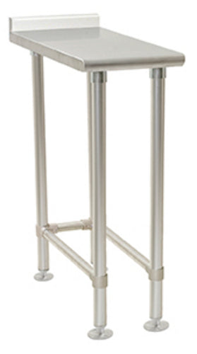 Eagle Group UT3612STEB Work Table,  12" - 21", Stainless Steel Top