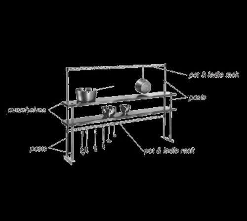 Eagle Group PRT2-C Pot Rack, Table-Mounted