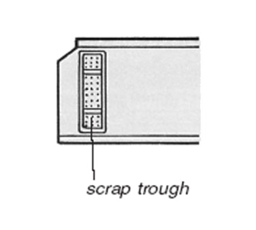 Eagle Group SCRAP TROUGH Dishtable, Parts & Accessories