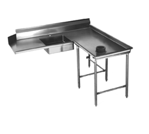 Eagle Group SDTCIR-96-16/3 Dishtable, Soiled "L" Shaped