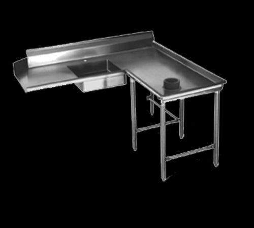 Eagle Group SDTCIR-72-14/3 Dishtable, Soiled "L" Shaped
