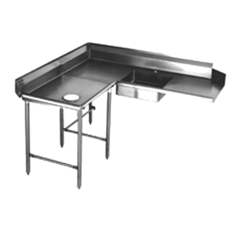 Eagle Group SDTCL-72-14/3 Dishtable, Soiled "L" Shaped