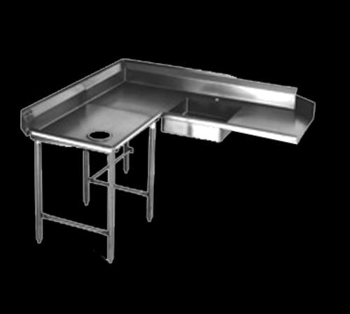 Eagle Group SDTCL-60-16/4 Dishtable, Soiled "L" Shaped