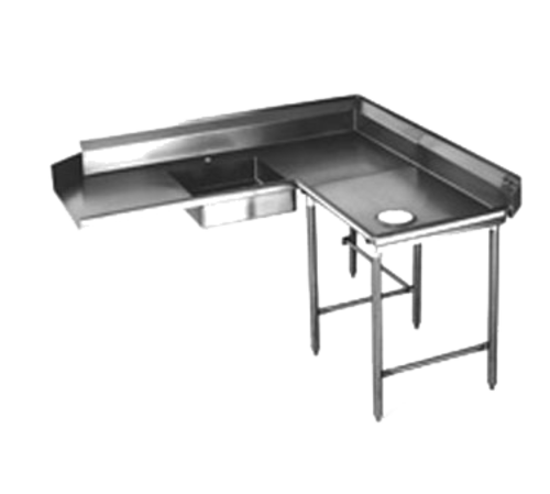 Eagle Group SDTCR-84-16/3 Dishtable, Soiled "L" Shaped