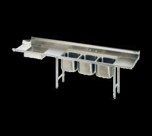 Eagle Group SDTPR-124-16/4 Dishtable, with Potsinks