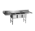 Eagle Group SFN3242-3-18R-14/3 Sink, Supermarket