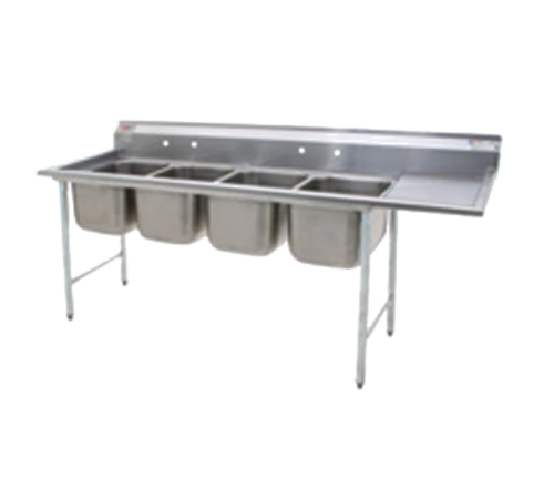 Eagle Group 414-16-4-18L Sink, (4) Four Compartment