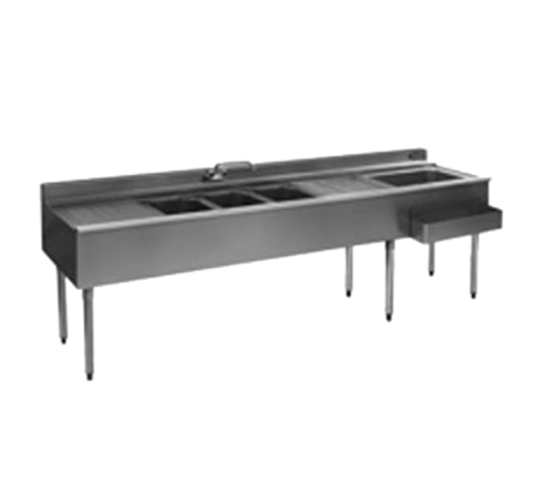 Eagle Group BC10C-22L Underbar Ice Bin/Cocktail Station, Sink Combo