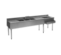 Eagle Group BC8C-18R Underbar Ice Bin/Cocktail Station, Sink Combo