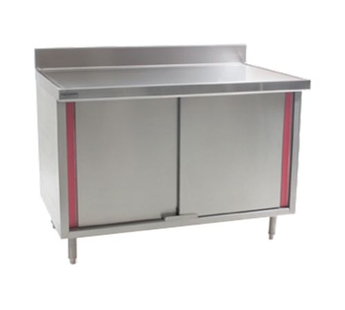 Eagle Group CB2448SEM-BS Work Table, Cabinet Base Sliding Doors