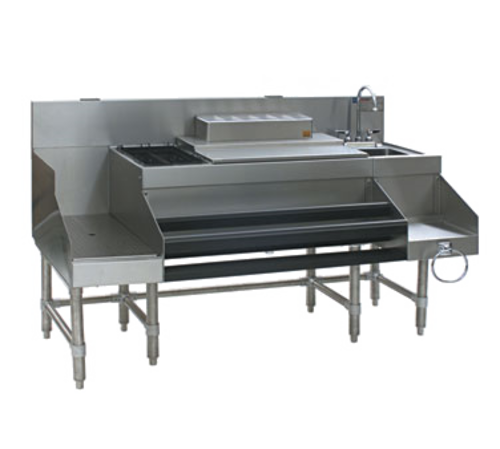 Eagle Group CCS-60-2-3VP Underbar Ice Bin/Cocktail Station, Blender Station