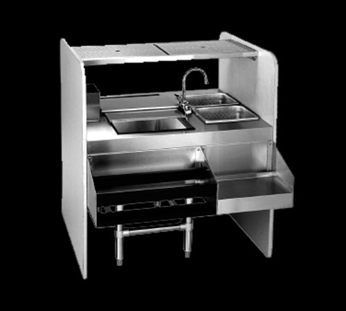 Eagle Group CS42-32L Underbar Ice Bin/Cocktail Station, Pass-Thru Combo