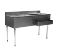 Eagle Group CWS5-18L Underbar Ice Bin/Cocktail Station, Drainboard