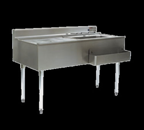 Eagle Group CWS5-22R-7 Underbar Ice Bin/Cocktail Station, Drainboard