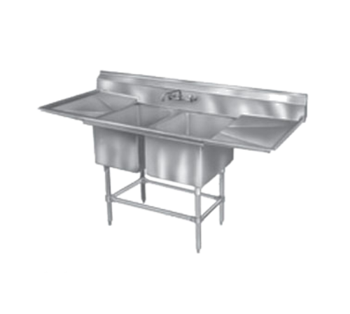 Eagle Group FN2840-2-36L-14/3 Sink, (2) Two Compartment