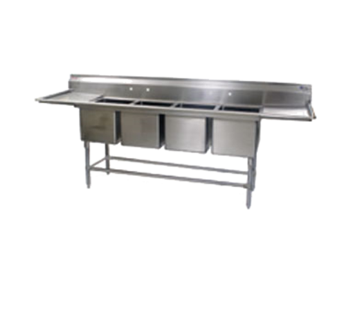 Eagle Group FN2880-4-24L-14/3 Sink, (4) Four Compartment