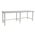 Eagle Group T24108STB Work Table,  97" - 108", Stainless Steel Top