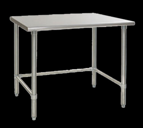 Eagle Group T3660STEB Work Table,  54" - 62", Stainless Steel Top