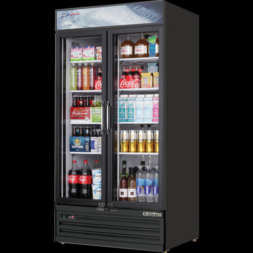 Everest Refrigeration EMSGR33B Refrigerator, Merchandiser