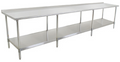 Eagle Group UT24144E Work Table, 133" - 144", Stainless Steel Top