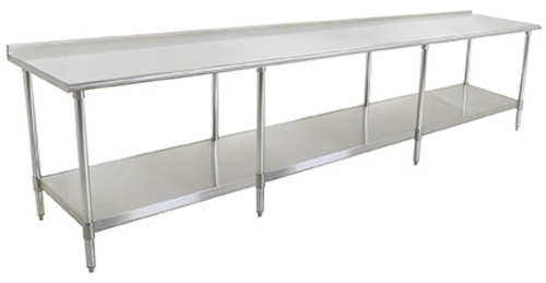 Eagle Group UT24132E Work Table, 121" - 132", Stainless Steel Top