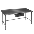 Eagle Group UT36132STB Work Table, 121" - 132", Stainless Steel Top