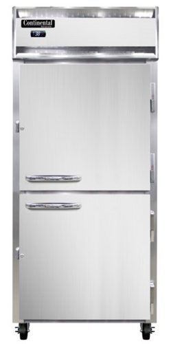 Continental 1RXNSAPTHD-SD-GD Refrigerator, Pass-Thru