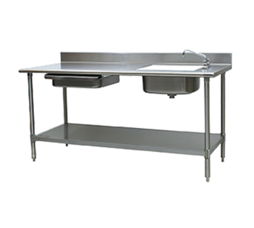 Eagle Group PT 3072-R Work Table, with Prep Sink(s)