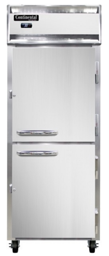Continental 1RENSSPTHD-SD-GD Refrigerator, Pass-Thru