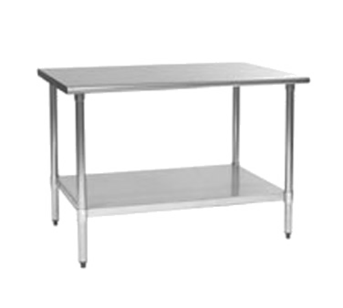 Eagle Group UT3024B-1X Work Table,  30" - 35", Stainless Steel Top