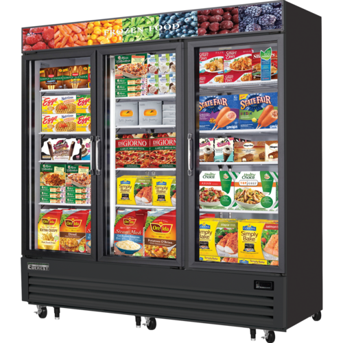Everest Refrigeration EMGF69B Freezer, Merchandiser