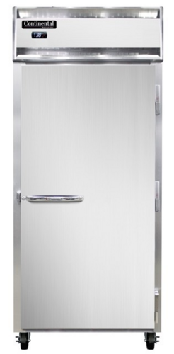 Continental 1RXNSAPT-SD-GD Refrigerator, Pass-Thru