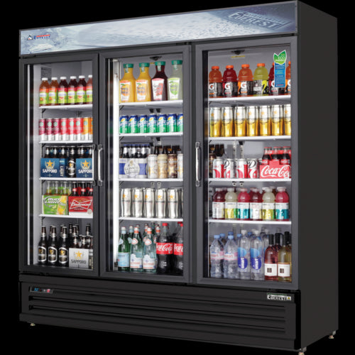 Everest Refrigeration EMSGR69B Refrigerator, Merchandiser