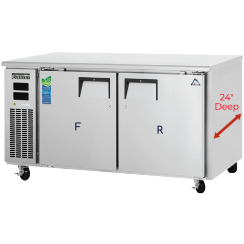 Everest Refrigeration ETRF2-24 Refrigerator Freezer, Undercounter, Reach-In