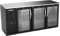 Beverage Air BBN72HC-G-B Back Bar Cabinet, Refrigerated