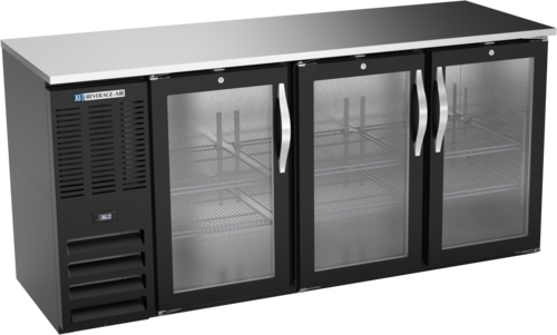 Beverage Air BBN72HC-G-B Back Bar Cabinet, Refrigerated