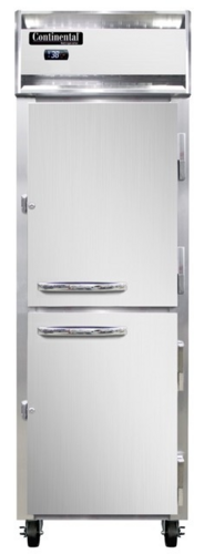 Continental 1RNSSPTHD-SD-GD Refrigerator, Pass-Thru