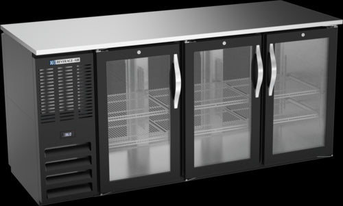 Beverage Air BBN72HC-FG-PT-B Back Bar Cabinet, Refrigerated, Pass-Thru