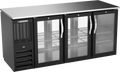 Beverage Air BBN72HC-FG-PT-B Back Bar Cabinet, Refrigerated, Pass-Thru